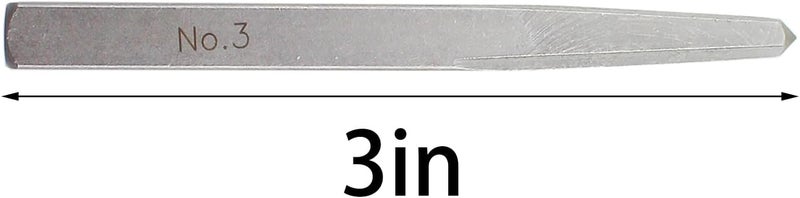 TAODAN 5PCS Silver Carbon Steel Straight Slotted Screw Extractor Set Damaged Bolt Removal Tools - Image 3